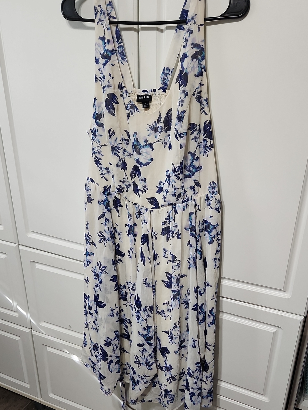 Torrid Blue Floral Dress